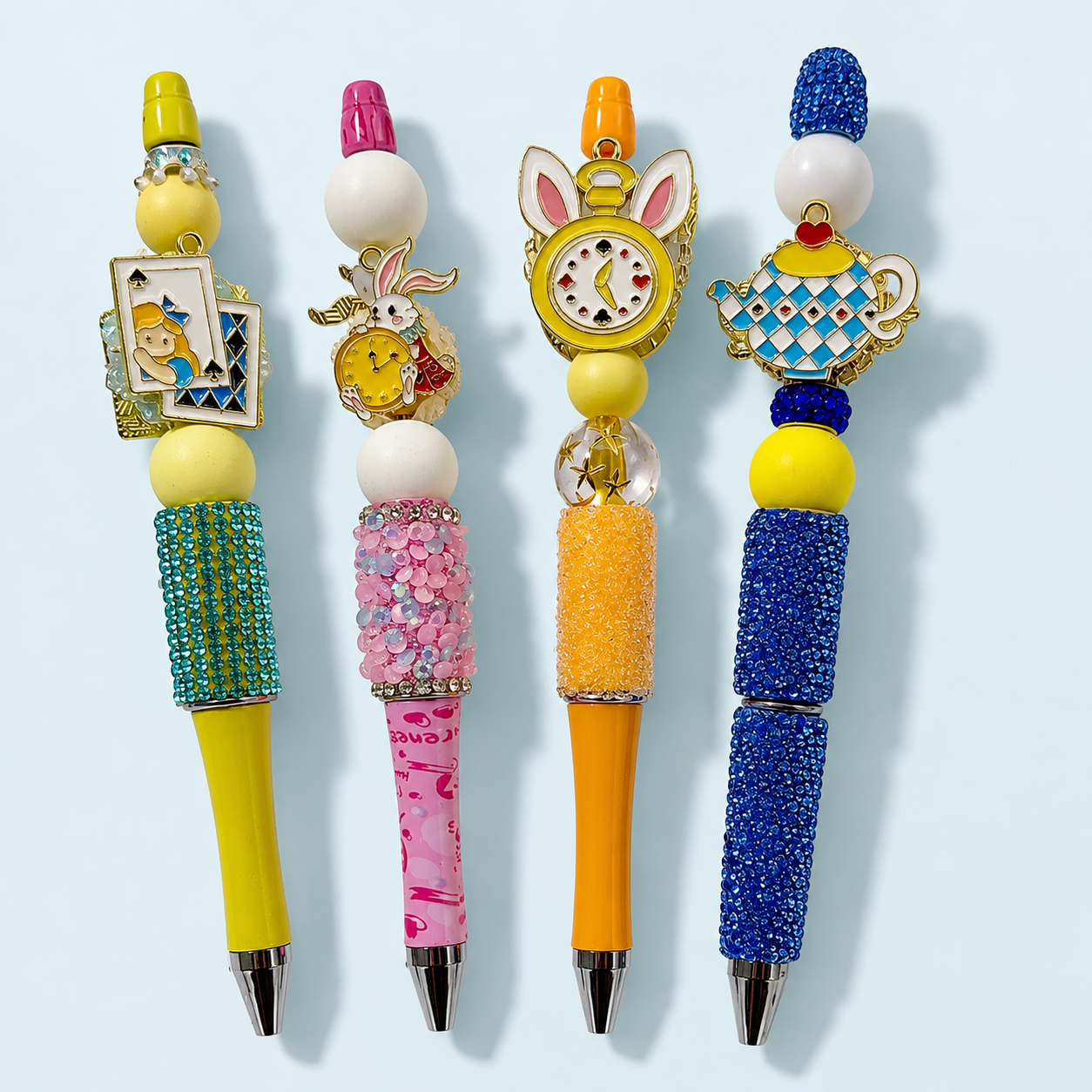Alice In Wonderland Beaded Pens
