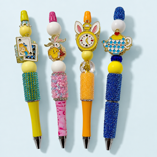 Alice In Wonderland Beaded Pens